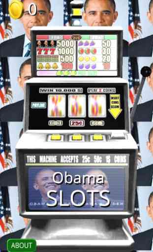 3D Obama Slots - Free 1