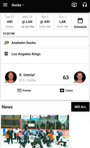 Anaheim Ducks Official App 1
