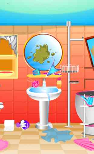 Bathroom cleaning girls games 1
