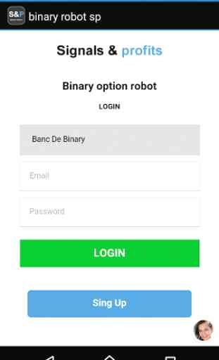 Binary Option Robot S&P 1