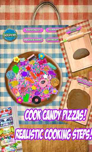 Candy Dessert Pizza Maker Free 4