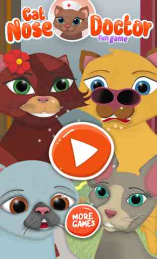 Cat Nose Doctor Game for Kids 1