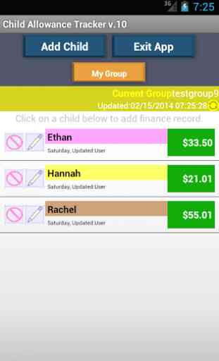 Child Allowance Money Tracker 2