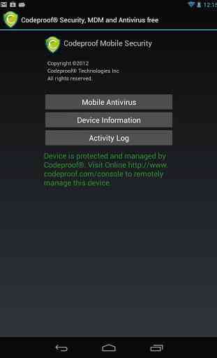 Codeproof MDM for Android 1