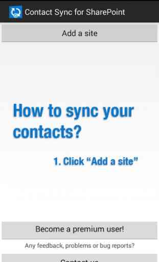 Contact Sync for SharePoint 1
