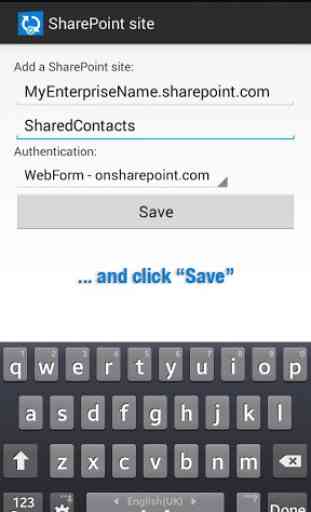 Contact Sync for SharePoint 3