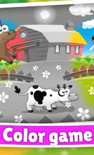 Farm Animals Color Scratch  3