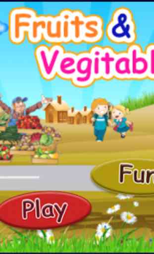 Fruits and vegetables learning 1