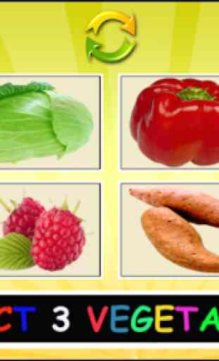 Fruits and vegetables learning 2