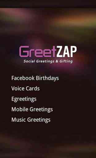 GreetZAP:Social,VoiceGreetings 1