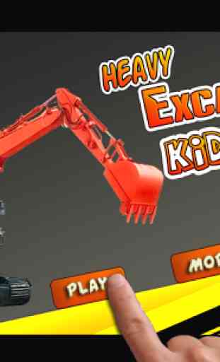 Heavy excavator kids Fun 1
