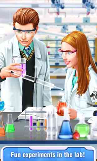 High School Science Girl Salon 1