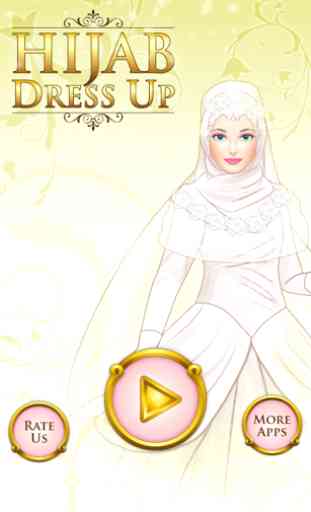 Hijab Wedding Dress Up 1