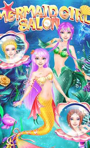 Mermaid Girl Salon: Girl Game 4