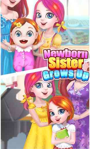 Newborn Sister Grow Up 2