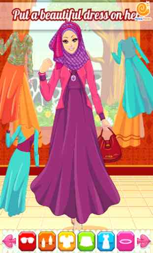 Princess Abeera Hijab Dress Up 4