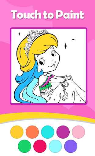 Princess Coloring Book 2