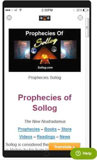 Prophecies Sollog Nostradamus 1