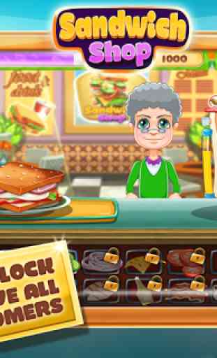 Sandwich Maker-Food Shop Mania 2