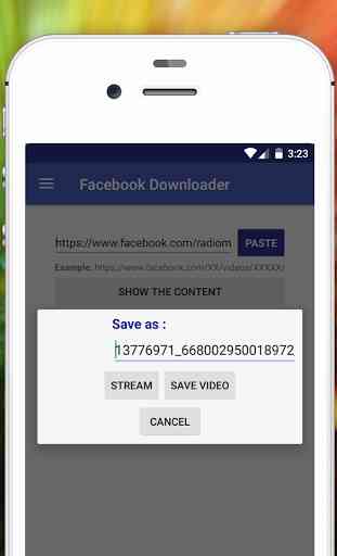 Save video from facebook 4