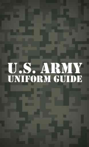 Uniform Guide Army 1