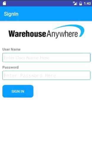 Warehouse Anywhere Mobile 1