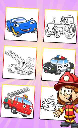 Cars Coloring for Kids 3