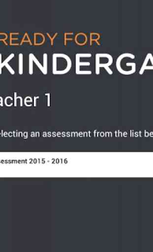 Early Learning Assessment 1