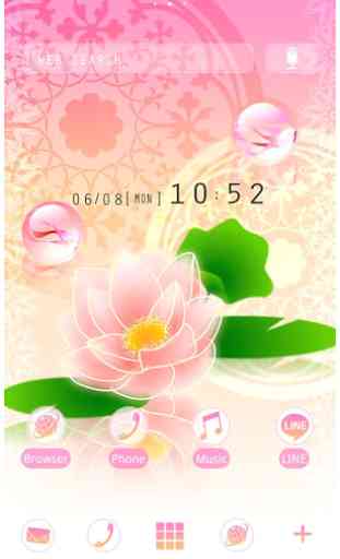 Elegant Theme-Pink Water Lily- 1