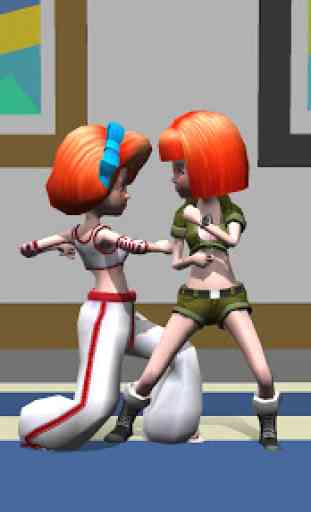 Girl Fight 3D Fighting Games 2