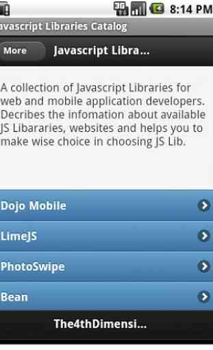 Javascript Libraries Catalog 1