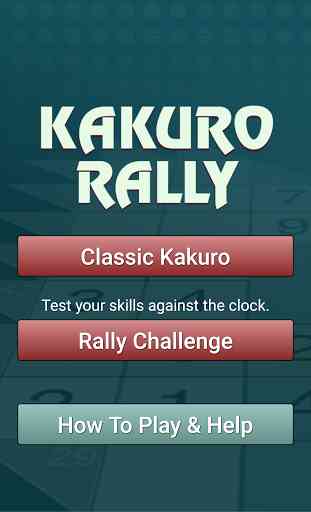 Kakuro Rally 1