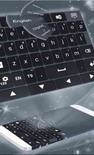 Laptop Keyboard Modern Black 1
