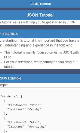 Learn JSON Offline 3