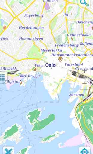 Map of Oslo offline 1