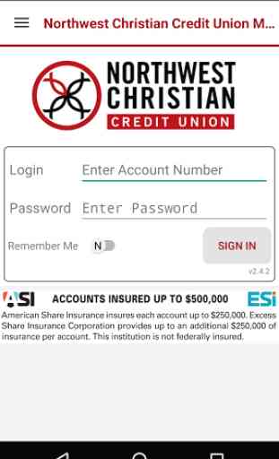 NW Christian CU Mobile Banking 1