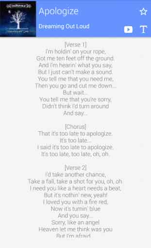 OneRepublic Lyrics 2