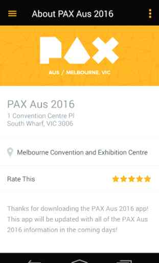 PAX Aus 2016 Mobile App 1