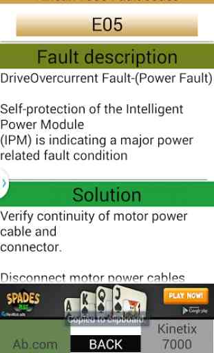PLC Drive Fault Finder 3