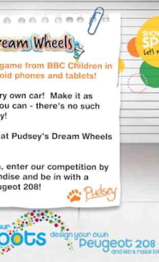 Pudsey's Dream Wheels 1