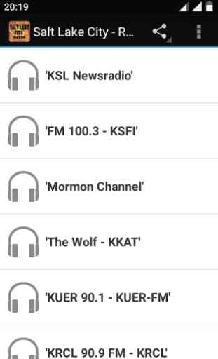 Salt Lake City- Radio Stations 1