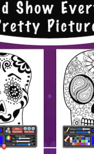 Skulls and Catrinas Color Book 4