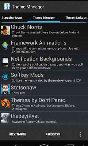 Theme Manager ★ root 1