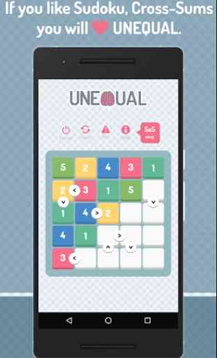 Unequal - Sudoku like puzzle 3
