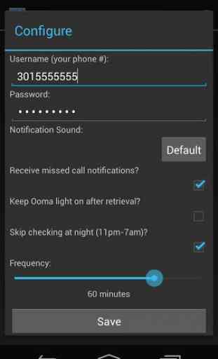 Voicemail Checker for Ooma 2
