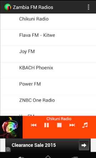 Zambia FM Stations 1