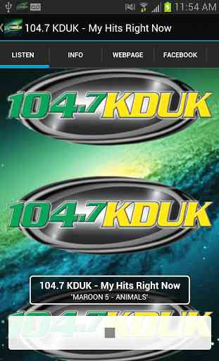 104.7 KDUK - My Hits Right Now 1