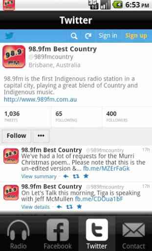 98.9fm For The Best Country 3