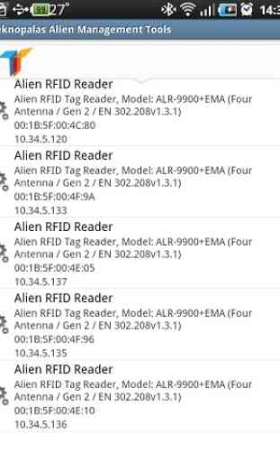 Alien RFID for Android 1
