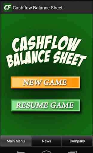 Cashflow Balance Sheet 1